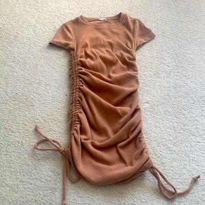 Brown garage dress size small